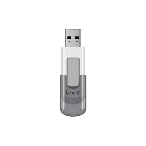 Lexar JumpDrive V100 unidad flash USB 64 GB USB tipo A 3.2 Gen 1 (3.1 Gen 1) Gris, Blanco