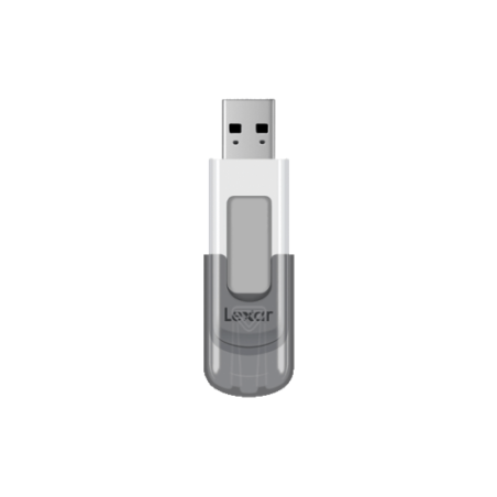 Lexar JumpDrive V100 unidad flash USB 64 GB USB tipo A 3.2 Gen 1 (3.1 Gen 1) Gris, Blanco