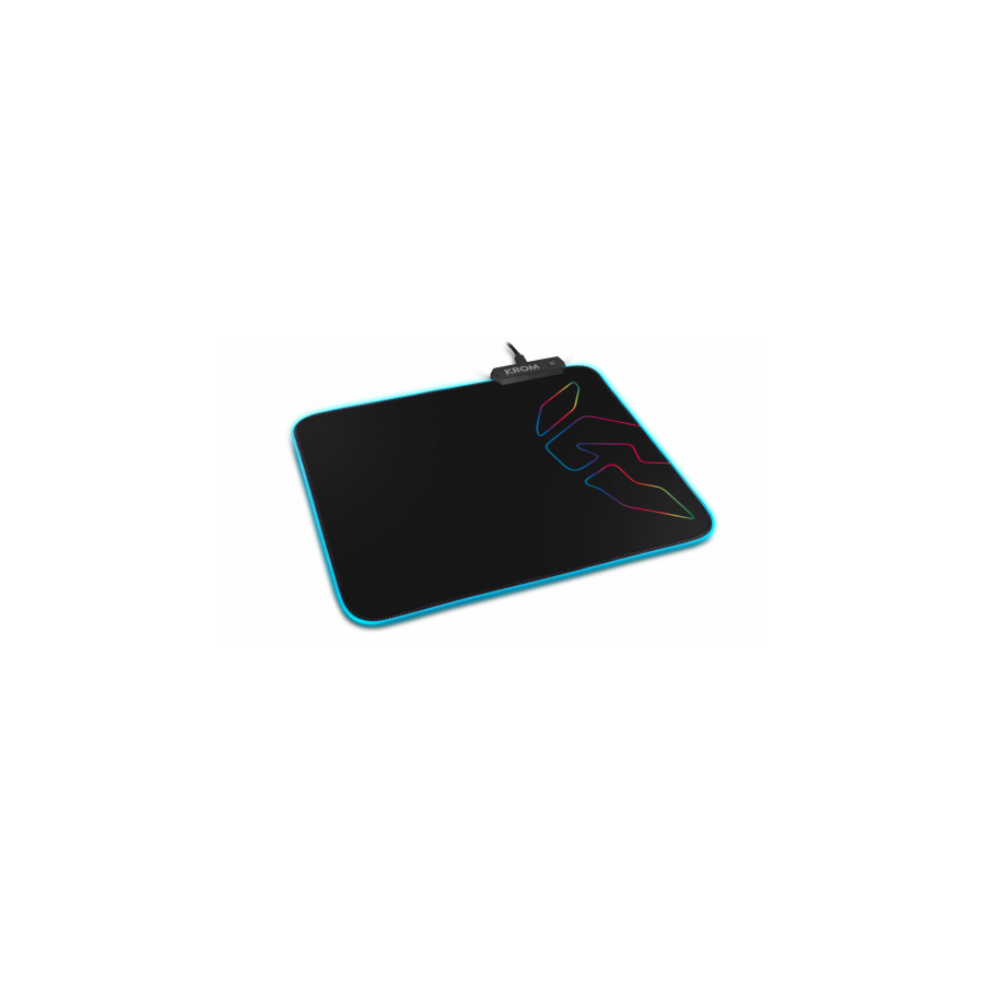 164-Krom Knout RGB Negro Alfombrilla de raton para juegos
