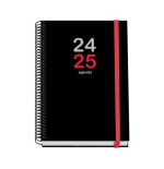 AGENDA ESCOLAR 2024-2025 TAMANO A5 TAPA CARTON FORRADO  SEMANA VISTA ELITE PRIME DOHE 51769