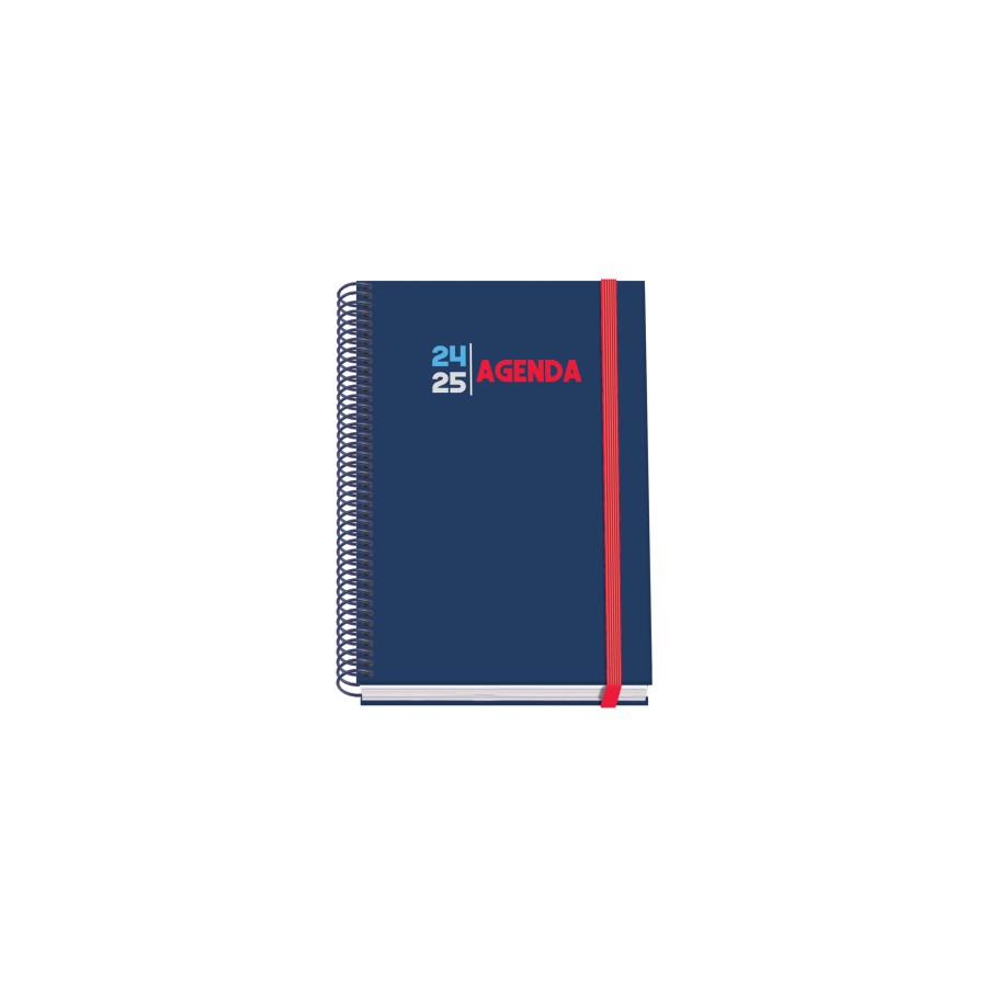 AGENDA ESCOLAR 2024-2025 TAMANO A5 TAPA CARTON FORRADO  SEMANA VISTA SELECT PRIME DOHE 51770