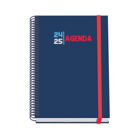 AGENDA ESCOLAR 2024-2025 TAMANO A5 TAPA CARTON FORRADO  SEMANA VISTA SELECT PRIME DOHE 51770
