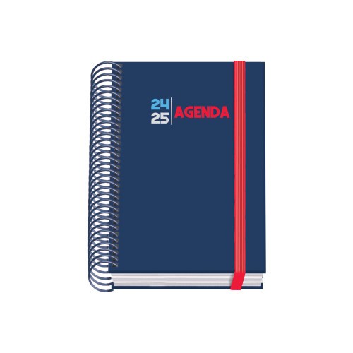 AGENDA ESCOLAR 2024-2025 TAMANO A6 TAPA CARTON FORRADO  DIA PAGINA SELECT PRIME DOHE 51774