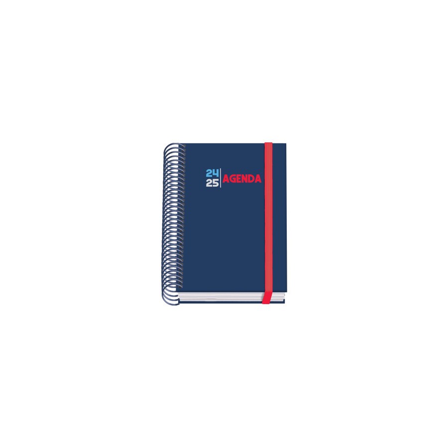 AGENDA ESCOLAR 2024-2025 TAMANO A6 TAPA CARTON FORRADO  DIA PAGINA SELECT PRIME DOHE 51774