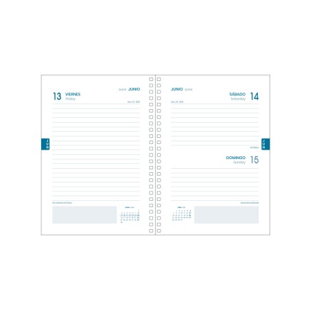 AGENDA ESCOLAR 2024-2025 TAMANO A6 TAPA CARTON FORRADO  DIA PAGINA TANGRAM BASIC VERDE DOHE 51750