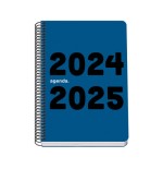 AGENDA ESCOLAR 2024-2025 TAMANO A5 TAPA POLIPROPILENO  DIA PAGINA MEMORY BASIC AZUL DOHE 51755