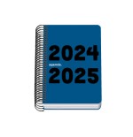 AGENDA ESCOLAR 2024-2025 TAMANO A6 TAPA POLIPROPILENO  DIA PAGINA MEMORY BASIC AZUL DOHE 51763