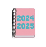 AGENDA ESCOLAR 2024-2025 TAMANO A6 TAPA POLIPROPILENO  DIA PAGINA MEMORY BASIC ROSA DOHE 51764