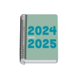 AGENDA ESCOLAR 2024-2025 TAMANO A6 TAPA POLIPROPILENO  DIA PAGINA MEMORY BASIC VERDE DOHE 51765