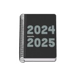 AGENDA ESCOLAR 2024-2025 TAMANO A6 TAPA POLIPROPILENO  DIA PAGINA MEMORY BASIC NEGRO DOHE 51766