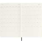 AGENDA 18 MESES 2024-2025 SEMANAL L (13 X 21 CM) NEGRA TAPA BLANDA MOLESKINE DSB18WN3Y25