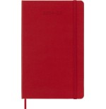 AGENDA 18 MESES 2024-2025 SEMANAL P (9 X 14 CM) ROJO ESCARLATA TAPA BLANDA MOLESKINE DSF218WN2Y25