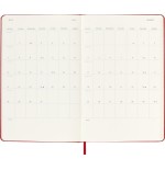 AGENDA 18 MESES 2024-2025 SEMANAL P (9 X 14 CM) ROJO ESCARLATA TAPA BLANDA MOLESKINE DSF218WN2Y25