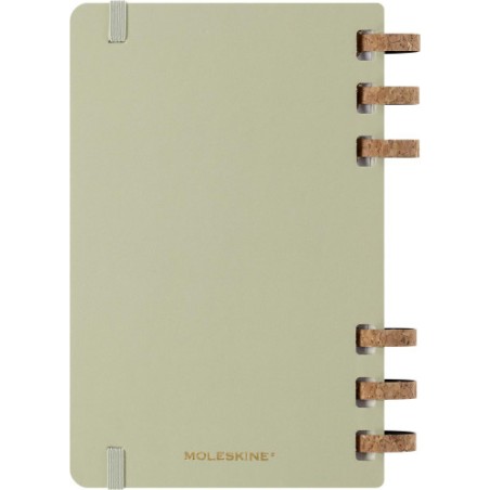 AGENDA 12 MESES 2025 ACADEMICA ESPIRAL L (13 X 21 CM) KIWI TAPA DURA MOLESKINE DHSPK5212AMWH3Y25