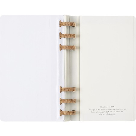 AGENDA 12 MESES 2025 ACADEMICA ESPIRAL L (13 X 21 CM) NEGRA TAPA BLANDA MOLESKINE DSSPB12AMWH3Y25