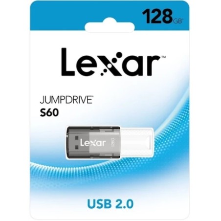 16515-LEXAR 128GB JUMPDRIVE S60 USB 2.0 FLASH DRIVE