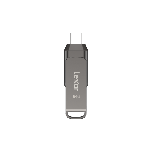 Lexar JumpDrive LJDD400064G-BNQNG unidad flash USB 64 GB USB Tipo C 3.2 Gen 1 (3.1 Gen 1) Gris