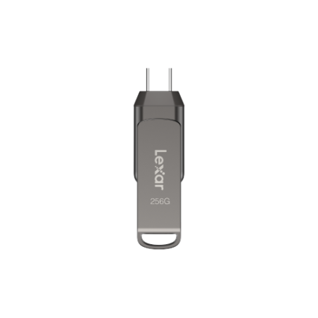 16523-Lexar JumpDrive LJDD400128G-BNQNG unidad flash USB 128 GB USB Tipo C 3.2 Gen 1 (3.1 Gen 1) Gris