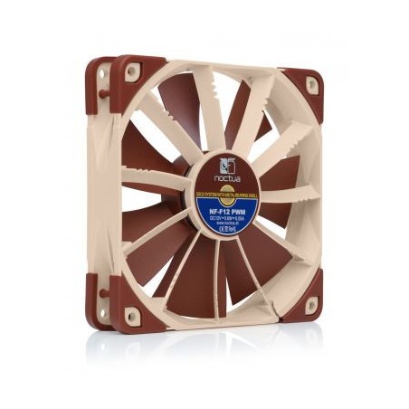 16535-NOCTUA VENTILADOR CAJA NF-F12PWM 300/1200/1500RPM, 120MM FAN, 120X120X25MM, 12V, 22,4 DB(A), 93,4 M3/H, 2,61 MM H2