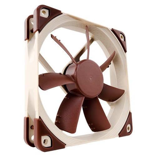 NOCTUA VENTILADOR CAJA NF-S12A-ULN 800RPM, 120MM FAN, 120X120X25MM, 12V, 8,6 DB(A), 74,3 M3/H, 0,62 MM H2O, 3 PINES