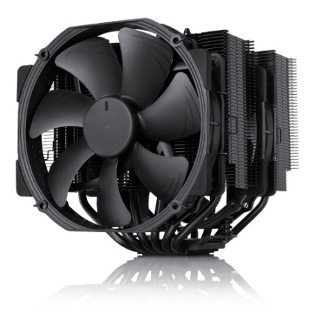 16542-NOCTUA COOLER CPU NH-D15 CHROMAX.BLACK [NH-D15 CH.BK], 6 HEATPIPES DUAL TOWER, 2X NF-A15 140MM FAN PWM, INTEL LGA1