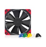 16554-NOCTUA VENTILADOR CAJA NF-F12-PWM CH.BK.S, NF-F12 PWM CHROMAX.BLACK.SWAP, 120MM, 120X120X25MM, 12V, 1500RPM/300RPM