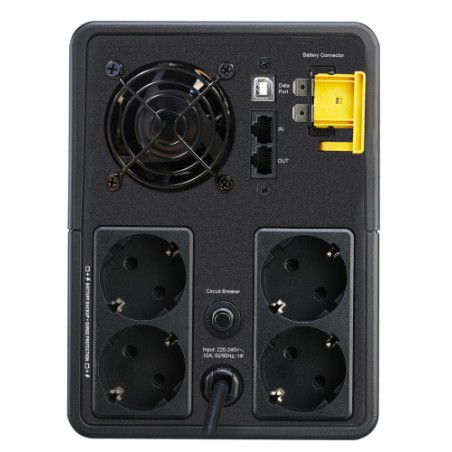 16581-APC BX2200MI-GR sistema de alimentacion ininterrumpida (UPS) Linea interactiva 2,2 kVA 1200 W 4 salidas AC