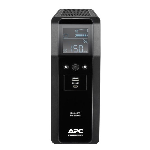 16600-APC BR1600SI sistema de alimentacion ininterrumpida (UPS) Linea interactiva 1,6 kVA 960 W 8 salidas AC