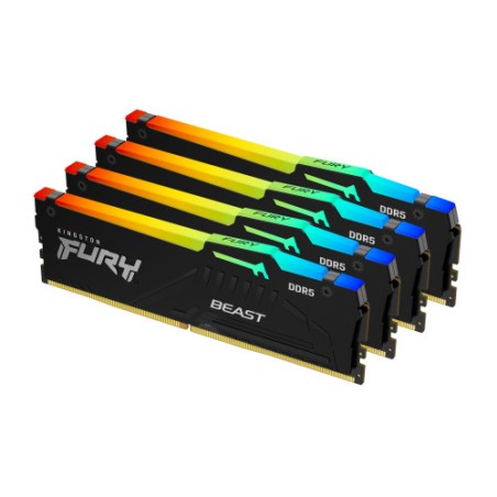 16745-Kingston Technology FURY Beast RGB modulo de memoria 64 GB 4 x 16 GB DDR5