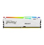 16768-MEMORIA KINGSTON 16GB 6000MT/S DDR5 CL30  FURY BEAST WHITE RGB EXPO - KF560C30BWEA-16