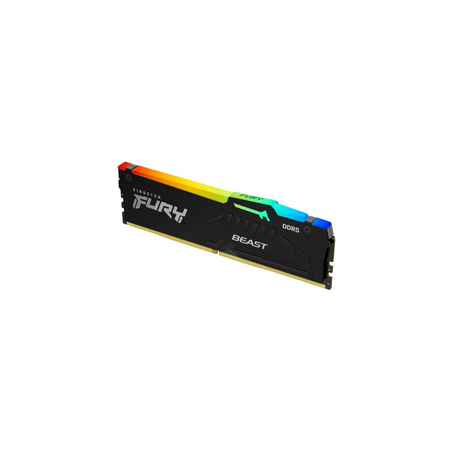 16795-MEMORIA KINGSTON 16GB 6400MT/S DDR5 CL32  FURY BEAST RGB EXPO - KF564C32BBEA-16