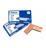 1682-CAJA DE 1000 GRAPAS TIPO 22/6 - 24/6 COBREADAS PARA GRAPADORAS DE SOBREMESA/OFICINA PETRUS 55721