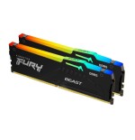 16823-MEMORIA KINGSTON 32GB KIT2 6800MT/S DDR5 CL34  FURY BEAST RGB EXPO - KF568C34BBEAK2-32