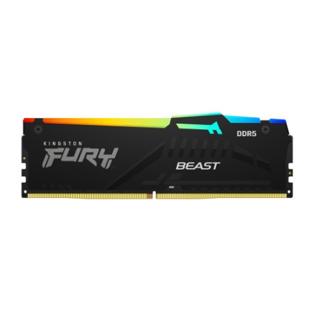 16826-MEMORIA KINGSTON 16GB 6800MT/S DDR5 CL34  FURY BEAST RGB XMP - KF568C34BBA-16
