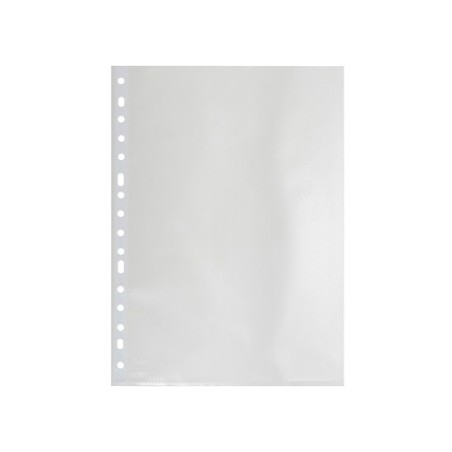 16856-CAJA 100 FUNDAS MULTITALADROS FOLIO POLIPROPILENO EXTRA PIEL DE NARANJA 70 MICRAS GRAFOPLAS 5570000