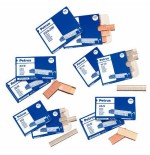 1687-CAJA DE 1000 GRAPAS TIPO 22/8 - 24/8 COBREADAS PARA GRAPADORAS DE SOBREMESA/OFICINA PETRUS 55714