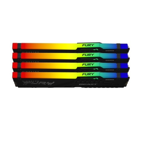 16905-Kingston Technology FURY Beast RGB modulo de memoria 128 GB 4 x 32 GB DDR5