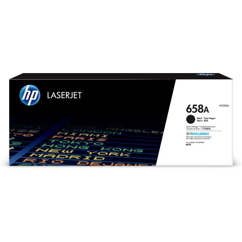 HP Cartucho de toner Original LaserJet 658A negro