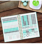 AGENDA 16 MESES SEPTIEMBRE 2024-DICIEMBRE 2025 E10-155X212 SEMANA VISTA HORIZONTAL HAIKU AZUL FINOCAM 627400425