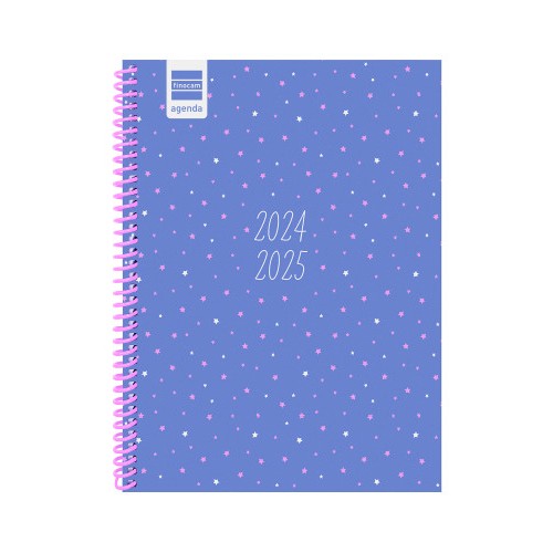 AGENDA ESCOLAR 2024-2025 4o 155X212 SEMANA VISTA HORIZONTAL DIVA STARS FINOCAM 536140225