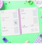 AGENDA ESCOLAR 2024-2025 4o 155X212 SEMANA VISTA HORIZONTAL DIVA STARS FINOCAM 536140225