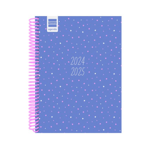 AGENDA ESCOLAR 2024-2025 4o 155X212 1 DIA PAGINA DIVA STARS FINOCAM 536160225