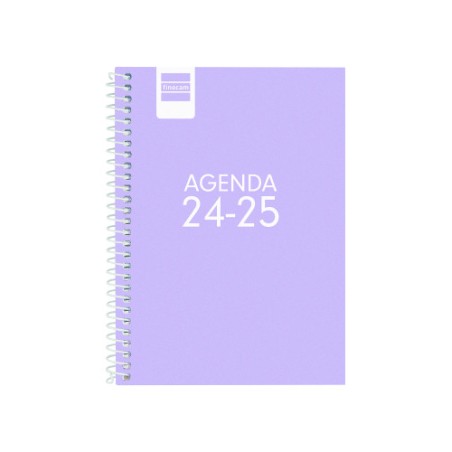 AGENDA ESCOLAR 2024-2025 8o 120X164 SEMANA VISTA HORIZONTAL COOL LILA FINOCAM 645000825