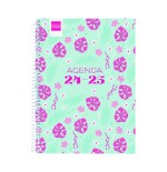 AGENDA ESCOLAR 2024-2025 4o 155X212 SEMANA VISTA HORIZONTAL COOL SELVA FINOCAM 645040725