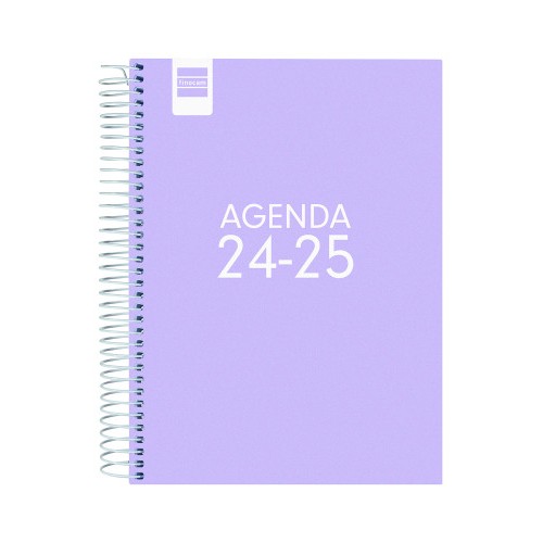 AGENDA ESCOLAR 2024-2025 4o 155X212 1 DIA PAGINA COOL LILA FINOCAM 645060825
