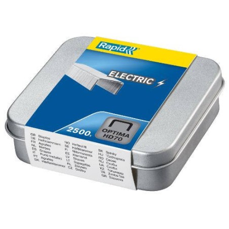 1701-CAJA DE 2.500 GRAPAS OPTIMA HD70 GALVANIZADA PARA GRAPADORAS ELECTRICAS REXEL 5001375
