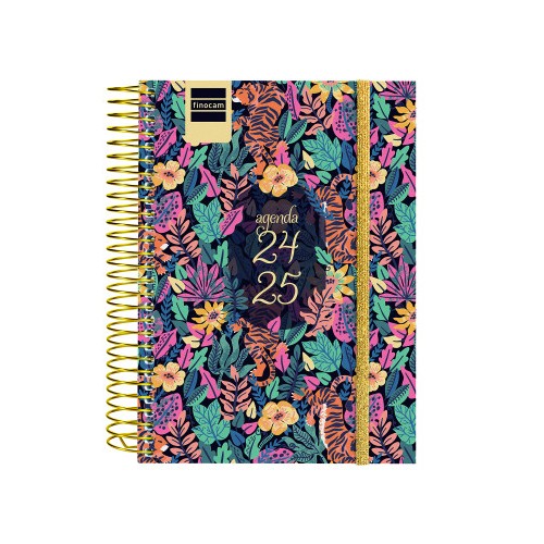 AGENDA ESCOLAR 2024-2025 8o 120X164 1 DIA PAGINA SECUNDARIA TIGER FINOCAM 634263625