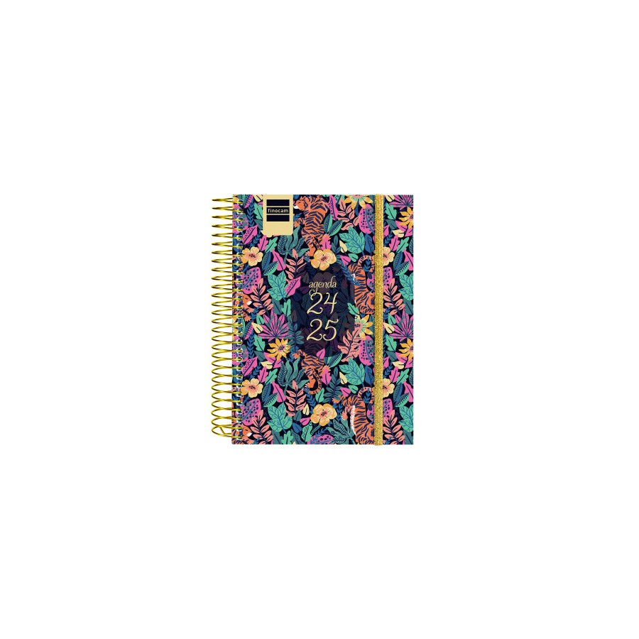 AGENDA ESCOLAR 2024-2025 8o 120X164 1 DIA PAGINA SECUNDARIA TIGER FINOCAM 634263625