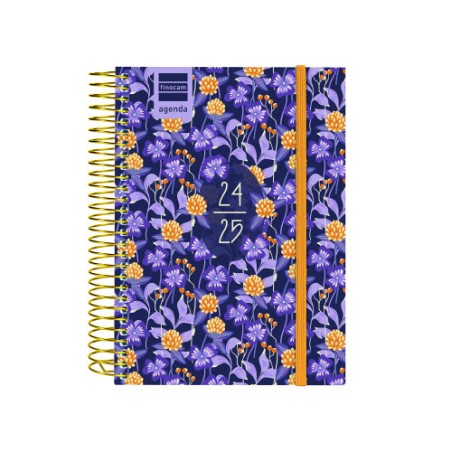 AGENDA ESCOLAR 2024-2025 8o 120X164 1 DIA PAGINA SECUNDARIA LILAC FINOCAM 634264625