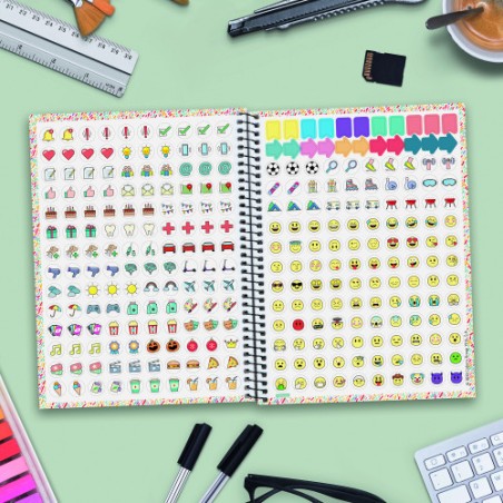 AGENDA ESCOLAR 2024-2025 4o 155X212 SEMANA VISTA HORIZONTAL SECUNDARIA NEGRO FINOCAM 634204025